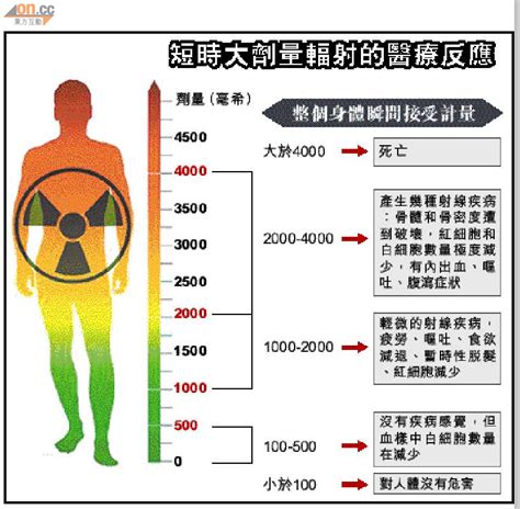 被輻射過的人|衞生署